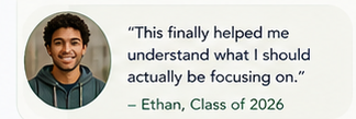 Ethan, Class of 2026 — College Career Compass™ student review